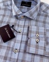 Kockovaná pánska košeľa Di Selentino SLIM FIT 100% Bavlna 45 / XXL EAN (GTIN) 5905616121062