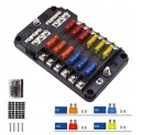 СКРИНЯ ГНІЗДО КОРПУС ЗАПОБІЖНИКІВ Z LED (СВІТЛОДІОД) 12V KKO  фото 9