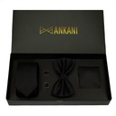 ГАЛСТУК-БАБОЧКА МУЖСКАЯ, КВАДРАТНЫЙ КАРМАН, ЧЕРНЫЕ ЗАПОНКИ