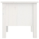 vidaXL Bočné stolíky, 2 ks, biele, 40x40x39 cm, masívne borovicové drevo EAN (GTIN) 8720286922781