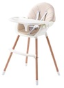 Detská jedálenská stolička 3v1 vysoký komfortný podnos autosedačka popruhy EAN (GTIN) 5903858130088