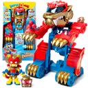 SUPERTHINGS Robot WildTiger TigerBot plus dwie figurki Transformer czerwony