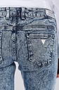 Nohavice GUESS skinny dámske džínsy rúrky W26/L32 Dominujúci vzor bez vzoru