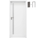 Комплект двери и коробки регулируемый Invado Aversa 1 Laminolack Белый Матовый 70P