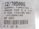 SUBARU FORESTER III SH VANNE EGR 150100-0052 2,0D 14710AA740photo 9