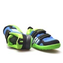 Detské športové poltopánky adidas na suchý zips 3XC-6324-B čierne/zelené 25 Veľkosť (new) 25