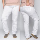 Spodnie CEVLAR prosta nogawka kolor biały rozmiar 42 Stan (wysokość w pasie) wysoki