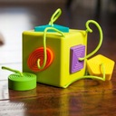 OombeeCube Sorter Kocka Fit Tvary Oombee Cube Hryzátko EDU Materiál guma plast šnúrka