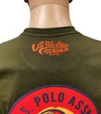 U.S. POLO ASSN bavlnené tričko logo khaki S Výstrih okrúhly