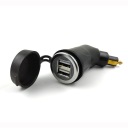 ADAPTER ADAPTER SOCKET DIN 2X USB 3,3A MOTORCYCLE  photo 4