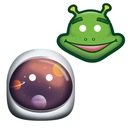 Космические бумажные маски, 8 шт.