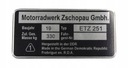 TABLICZKA ZNAMIONOWA MZ ETZ 251 + NITY