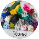 Плетеная нить для макраме ColiNea 100% хлопок, 3мм 100м, фиолетовая