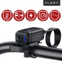 ЗАРЯДНИЙ ПРИСТРІЙ МОТОЦИКЛЕТНА ШВИДКІ ЗАРЯДКА 36W PD QC3.0 USB-A USB-C ВОЛЬТМЕТР  фото 9