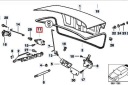 SERVOMOTEUR COUVERCLES DE COFFRE COUVERCLES DE COFFRE BMW 3 E36 67118361140 NEUF ORIGINALphoto 8