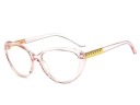 ПРОЗРАЧНЫЕ ОЧКИ CAT PINK, прозрачное золото