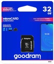 GOODRAM KARTA PAMIĘCI 32 GB MICRO SD HC CLASS 10 + ADAPTER SD