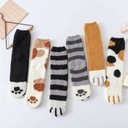 Ponožky dámske dievčenské mačacie labky mačičky mäkké pohodlné 35-39 EAN (GTIN) 5903794415102