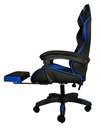 Офисное игровое кресло с поворотным ковшом для геймера, синее