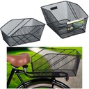 Металлическая корзина для велосипеда 13 л, БОЛЬШАЯ корзина для велосипеда, просторный багажник DUNLOP