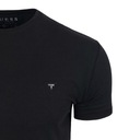Tričko Guess Pánske tričko Bavlna Čierna SUPER SLIM FIT veľ. XL Kód výrobcu M84L73J1300-JBLK