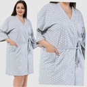 женский халат ХЛОПОК, тонкий, короткий, большой, размер 100, хлопок ХАЛАТ