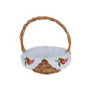 НАРОДНАЯ САЛФЕТКА ДЛЯ СВЕНЦОНСКОЙ КОРЗИНЫ - ВЫШИВКА ЛОВИЦКИХ РОЗ