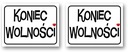 НАКЛЕЙКИ НА ОБУВЬ ДЛЯ НЕВЕСТНОЙ ПАРЫ КОНЕЦ СВОБОДЫ 2 ШТ. НАКЛЕЙКИ ДЛЯ НЕВЕСТНОЙ ПАРЫ