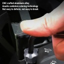 KIT ZATYCZEK DO ANSWERS NA MIRRORS MOTORCYCLE 2 SZT. STOP ALUMINUM 10 MM BOLTS TI COLOR  photo 4