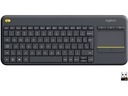 Клавиатура LOGITECH K400 Plus, серая