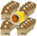 ФИЛЬТРОВЫЕ МЕШКИ 20x ДЛЯ KARCHER A 2004 2054 WD 2.200
