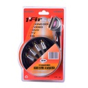 ЕВРО/4 RCA КАБЕЛЬ 1,5 М