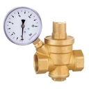 РЕДУКТОР ДАВЛЕНИЯ ВОДЫ IBO С МАНОМЕТРОМ AFRISO 3/4 ДЮЙМА DN20