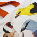 Bavlnená taška s obrázkom vtákov Hlavný materiál iný