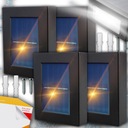 LAMPA SOLARNA KINKIET ZEWNĘTRZNE OŚWIETLENIE DOMU NA OGRODZENIE PŁOT TARAS