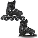 Роликовые коньки 2в1 регулируемые RAVEN Drill черные 38-42