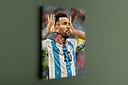 Картина на холсте Лионель Месси Футбол 70х50см