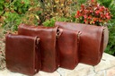 Pánska kožená taška cez rameno malá hnedá talianska kabelka poštárka Dĺžka popruhu 132 cm