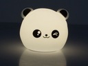 Nočná lampa pre deti led rgb panda dotyk Napájanie batériou
