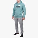 Puma Хлопковые мужские спортивные штаны с прямыми карманами, серые, XL