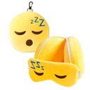 ПЛЮШЕВАЯ ПОДУШКА ДЛЯ ПУТЕШЕСТВИЯ С МАСКОЙ ДЛЯ ГЛАЗ ДЛЯ ПУТЕШЕСТВИЯ SNOOZIE EMOTION SLEEPING