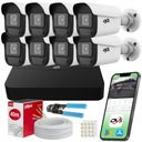 МОНИТОРИНГ ДОМА, КОМПАНИИ, ПАРКОВКИ 8 НАРУЖНЫХ IP КАМЕР 5Mpx P2P ПРИЛОЖЕНИЕ