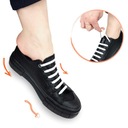 Плоские силиконовые шнурки без завязок, плоские шнурки для обуви.
