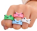 КОЛЬЦО ЛЯГУШКА FROG BFF 4 ШТ.