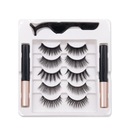 НАКЛАДНЫЕ МАГНИТНЫЕ РЕСНИЦЫ 5 ПАР пинцетов для подводки глаз