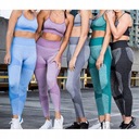 Hla-Tréningové oblečenie pre ženy Fitness joga Nohavice Dominujúca farba viacfarebná
