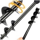 БУРА ШНЕКОВАЯ ДЛЯ ПОСАДКИ ПОЧВЫ 10 СМ 60 СМ 10/60