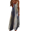 Длинные свободные платья больших размеров с принтом, рисунок5, L