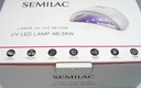 Semilac UV LED lampa 24/48W Napájanie 48 W
