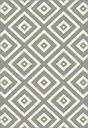 КОВЕР Ромбы Рута 120х170 Серый Геометрический